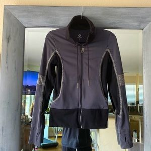XCVI two tone grey full zip up